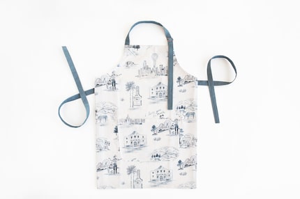 Texas Modern Toile Adult Apron by Surface Love for Minted, $38