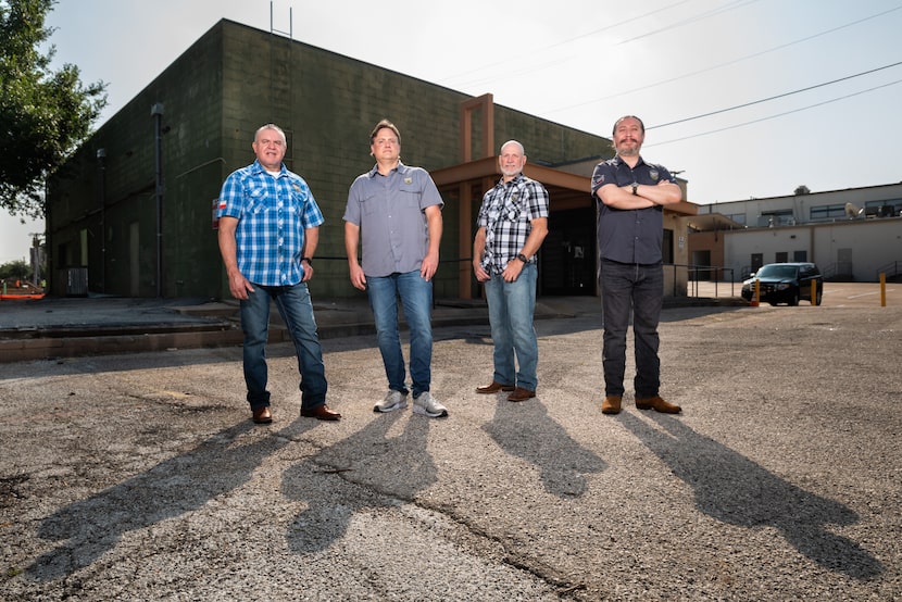 Business partners Rolando Garcia, left, David Cash, Charlie Cash and Oscar Aroche will...