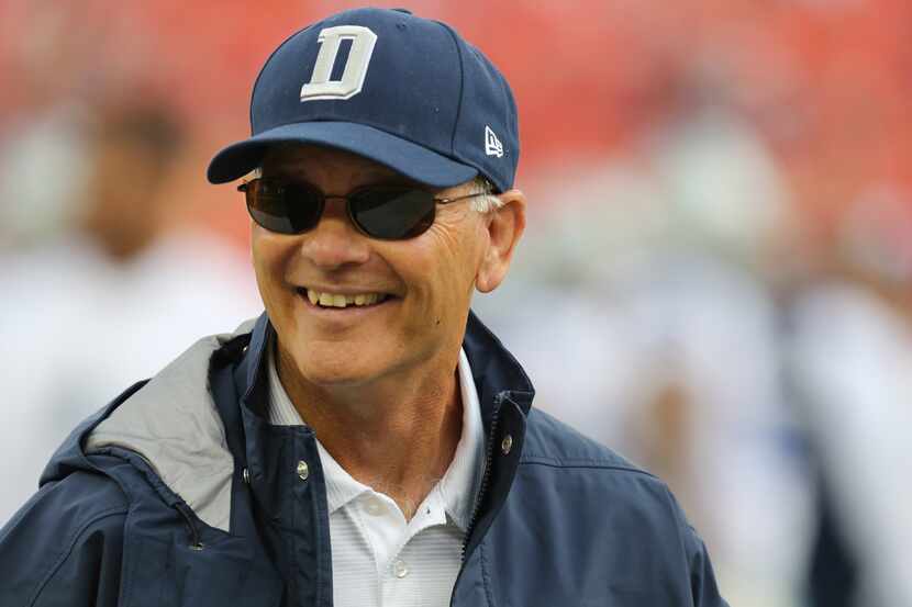 Dallas defensive coach Rod Marinelli is pictured before during the Dallas Cowboys vs. the...