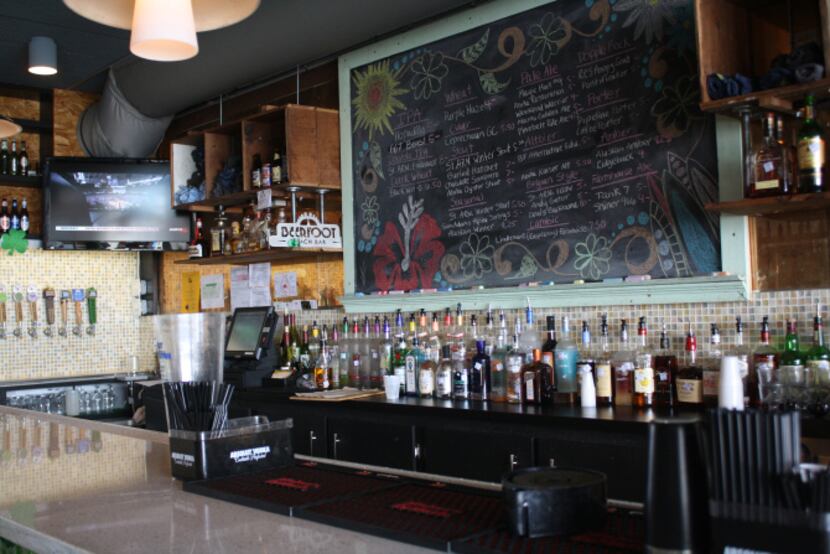 Beerfoot Beach Bar, a brewpub overlooking the beach, serves more than 100 beers.