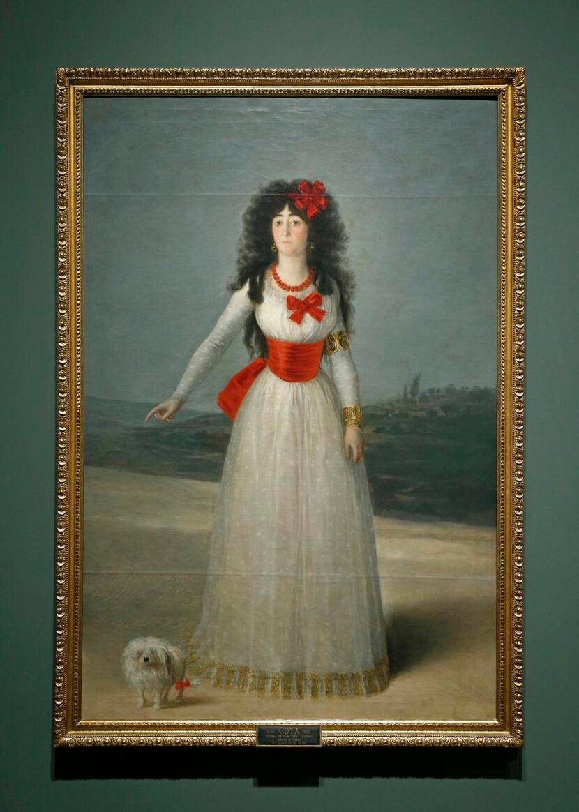 
The Duchess of Alba in White, 1795, by Francisco de Goya y Lucientes, part of "Treasures...