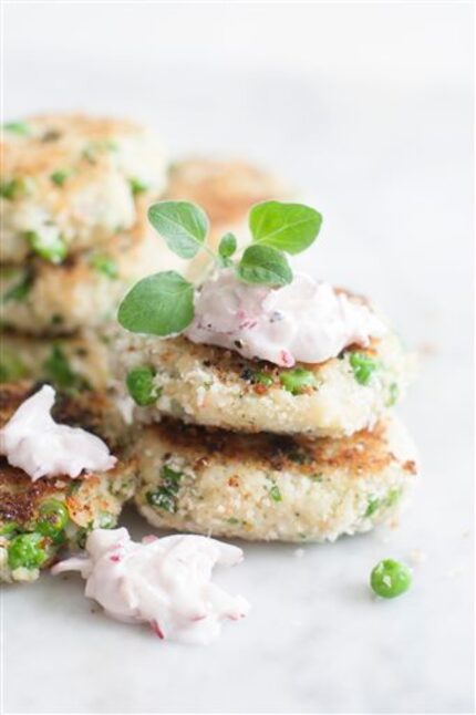 Shrimp cakes.