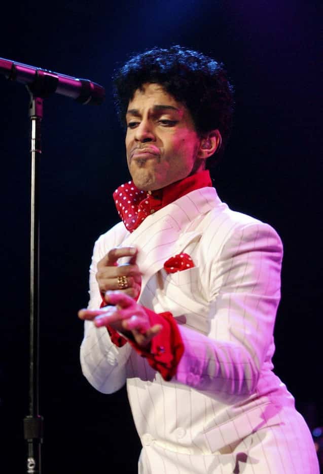 Rock superstar Prince kicks  off his  "Live" World Tour in Australia in October 2003.
