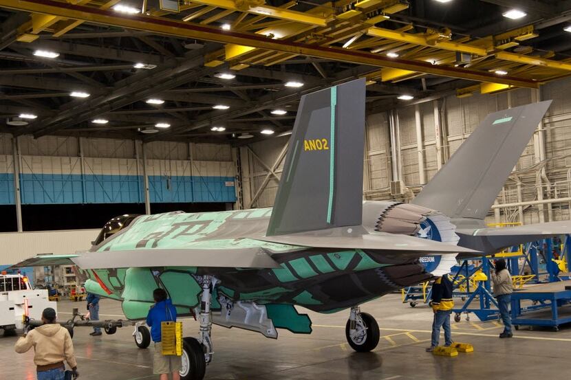 This F-35 jet destined for Netherlands was built at the  Lockheed Martin Aeronautics plant...