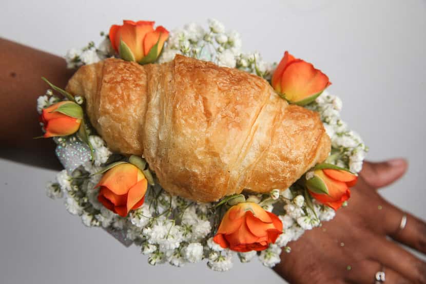 Cheddar's Scratch Kitchen has partnered with Petals and Stems in Dallas to sell croissant...
