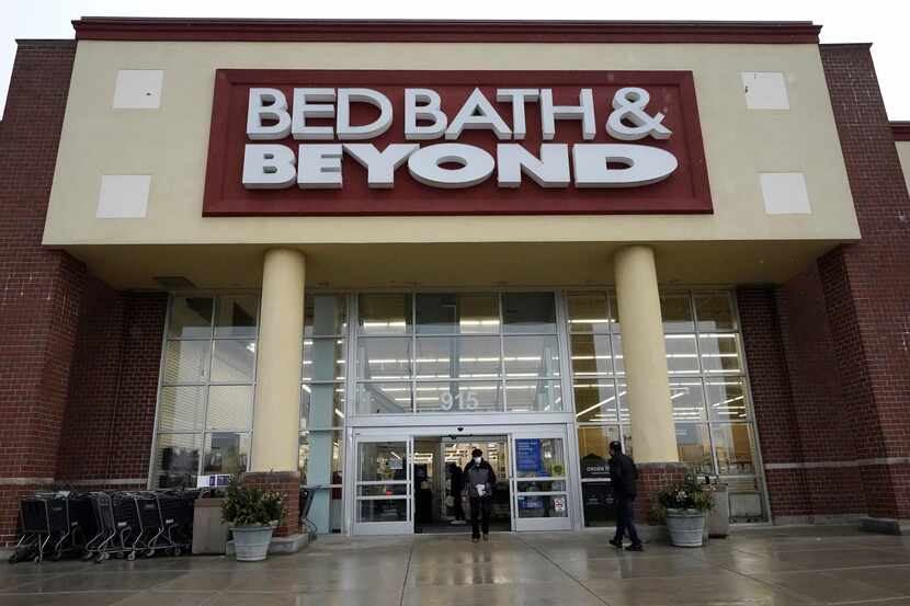 FILE - Bed-Bath-&-Beyond-Strategic-Update,Shoppers enter and exit a Bed Bath & Beyond in...
