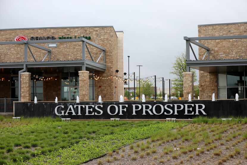 The Gates of Prosper shopping center will have almost 800,000 square feet of retail and...