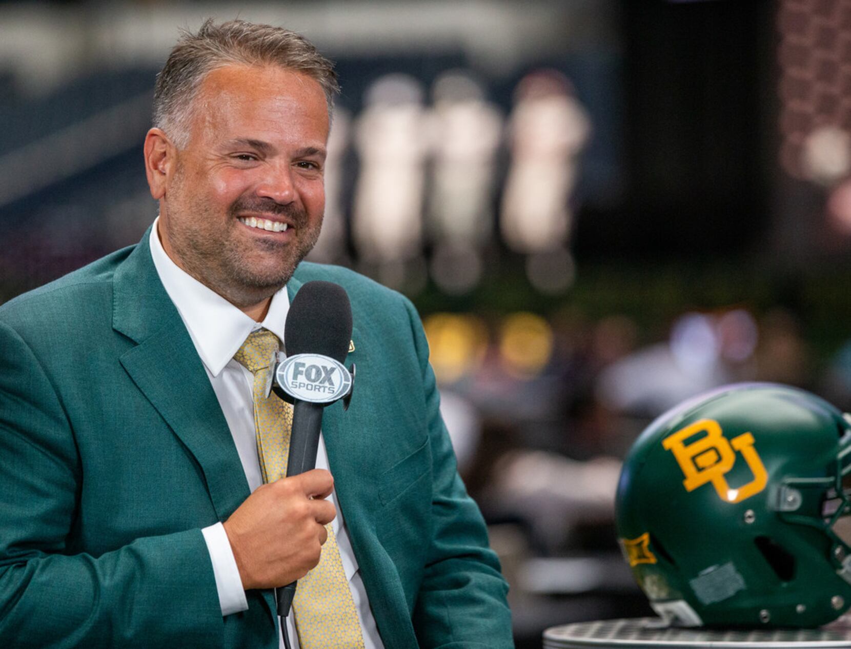 New Baylor football coach Matt Rhule introduced at Ferrell Center