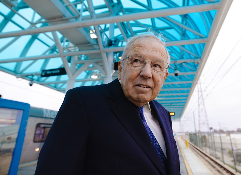 John Chevedden at the Redondo Beach train station in Hawthorne, Calif. He wants Google...