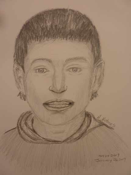 Police released this sketch of the person suspected of shooting 18-year-old Joseph Pintucci...