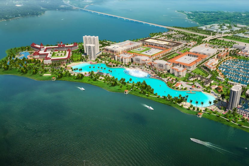 The $1 billion Bayside project was originally planned with commercial and residential...