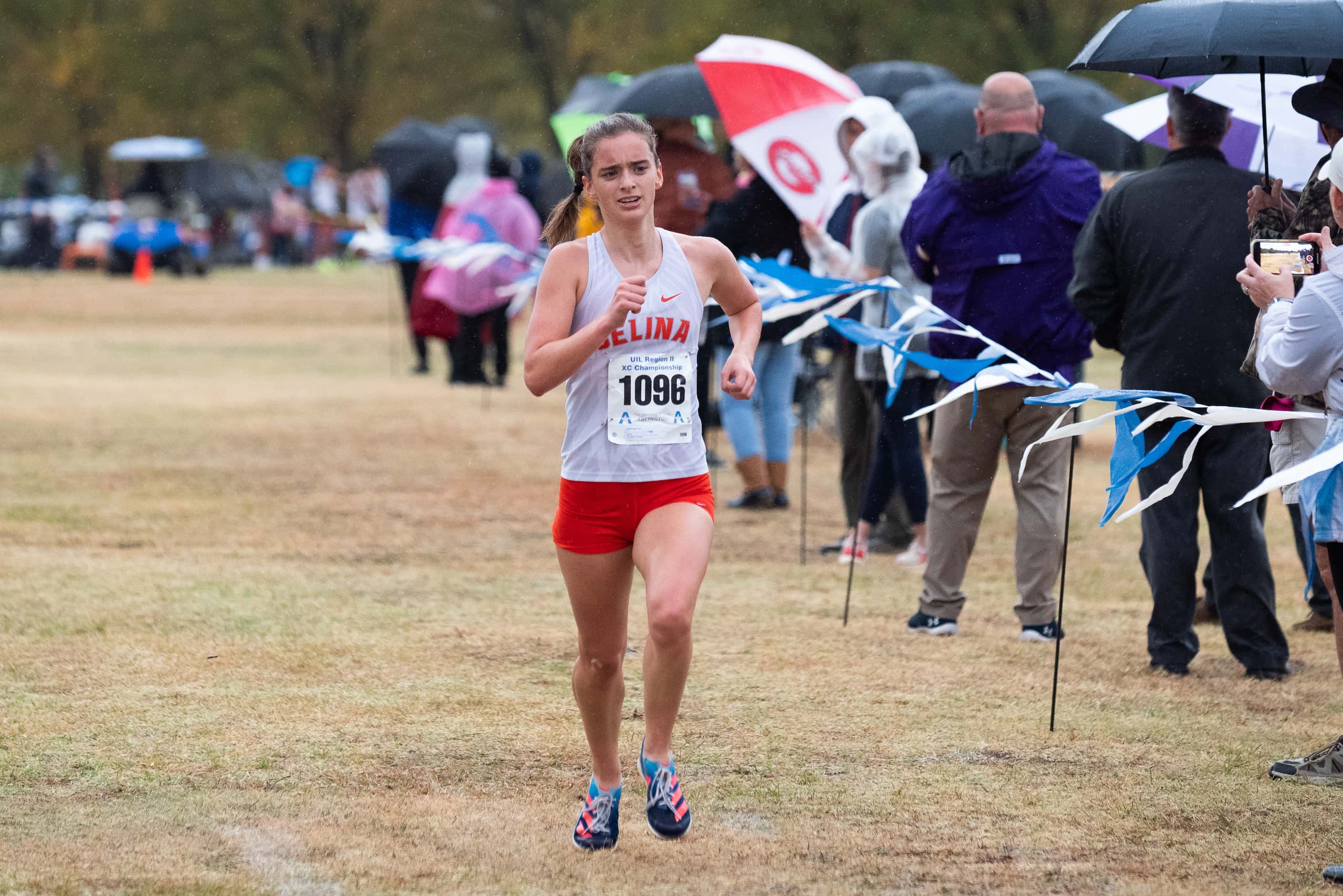 Celina runner Alexis Frick finishes second in the 4A Girls UIL Region II cross country meet...