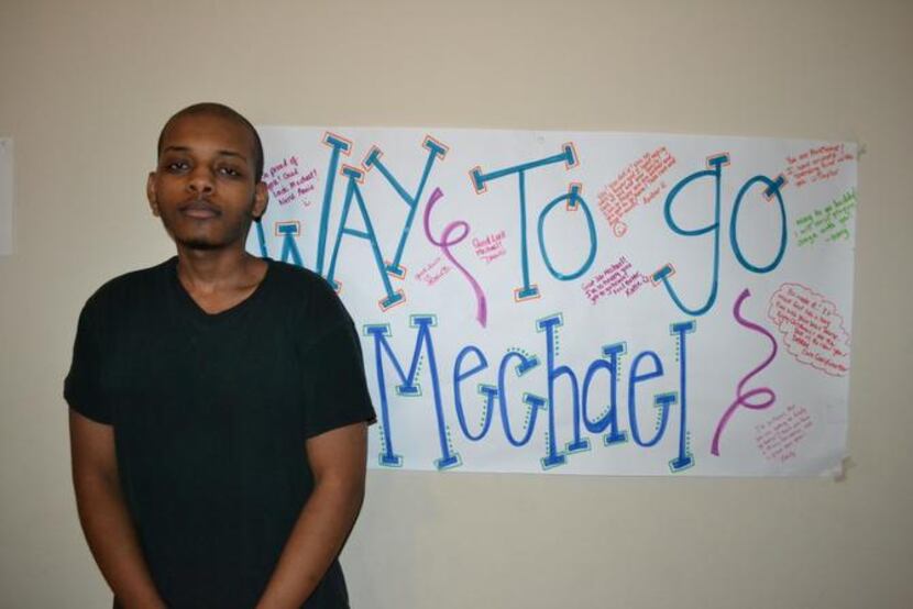 
Mechael Abraham was the first in his family to graduate from high school in the U.S. when...