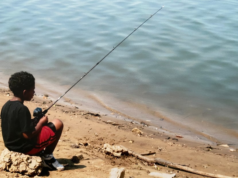 Fishing has been part of Texas Rangers pitcher Kumar Rocker's life. (Courtesy/Rocker family)