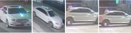 Dallas police released these surveillance-video images of a vehicle sought in connection...