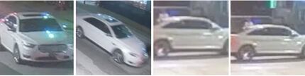 Dallas police released these surveillance-video images of a vehicle sought in connection...