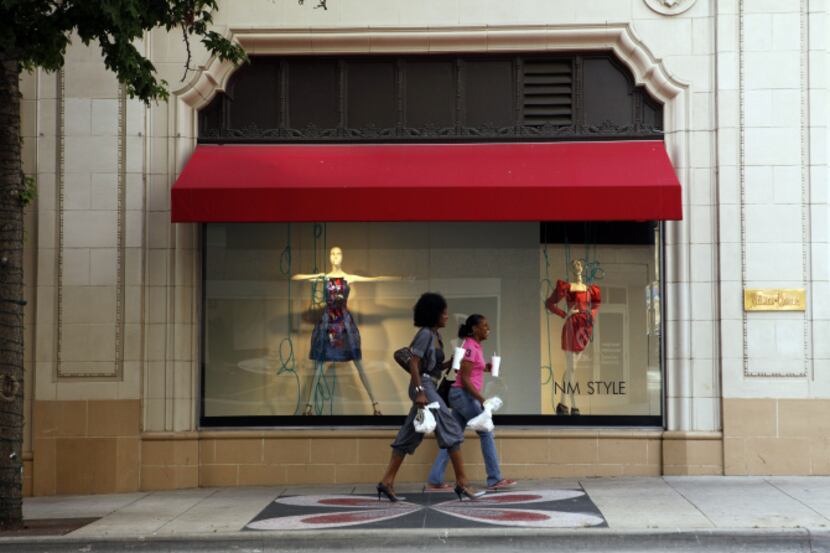 Neiman Marcus' downtown store is at the corner of Main and Ervay streets. The store also has...