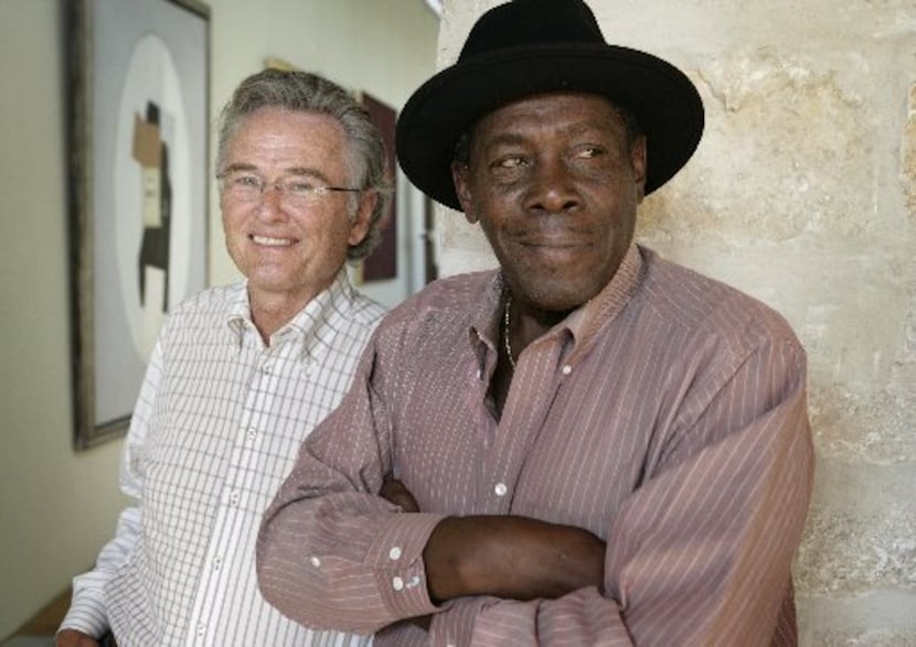  Ron Hall, left, and Denver Moore, authors of  Same Kind of Different As Me,  in 2009. ...