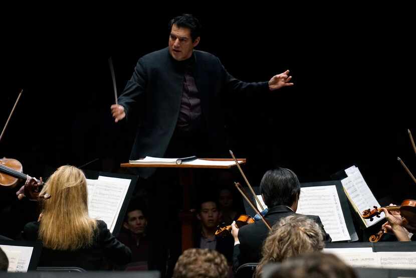 Miguel Harth-Bedoya conducted the Fort Worth Symphony Orchestra at Bass Performance Hall in...