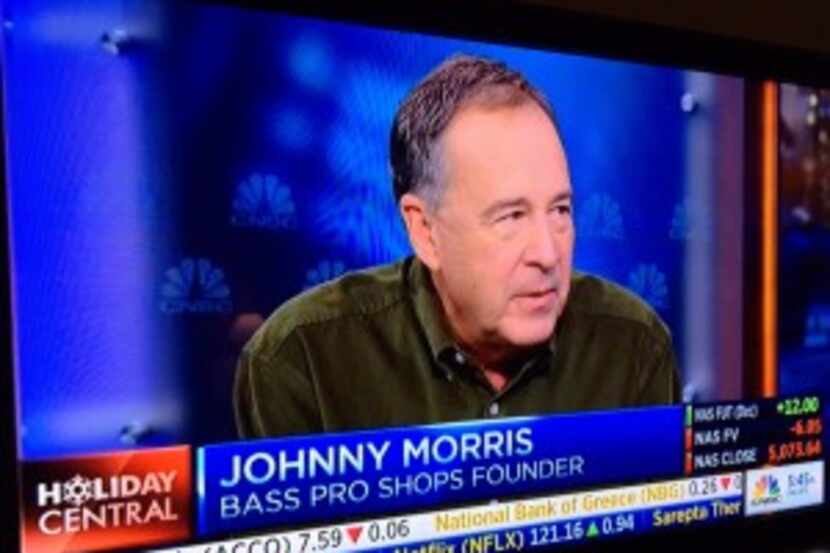  Johnny Morris founder of Bass Pro Shops appears on CNBC Squawk Box on Nov. 20, 2015.
