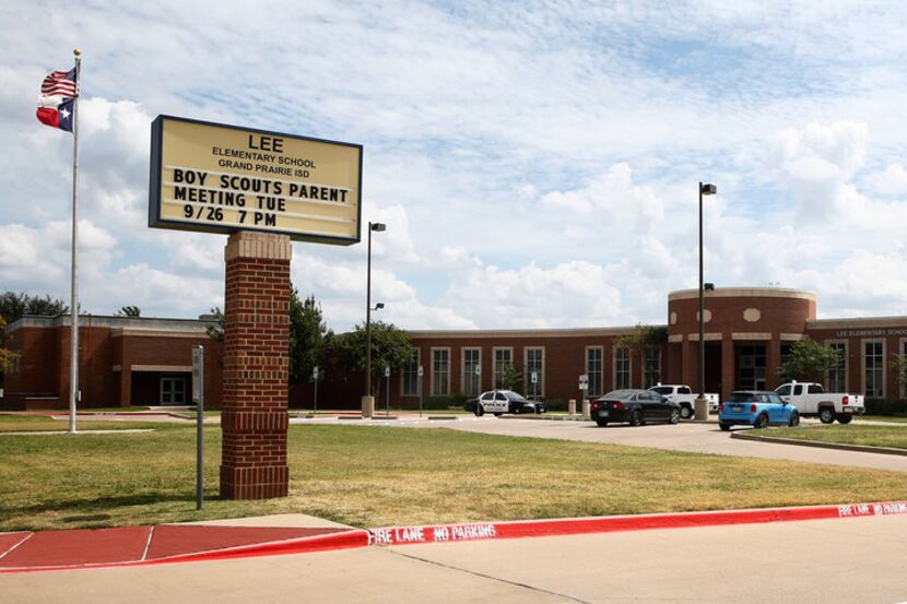 Robert E. Lee Elementary School in Grand Prairie, Texas on Sept. 25, 2017.