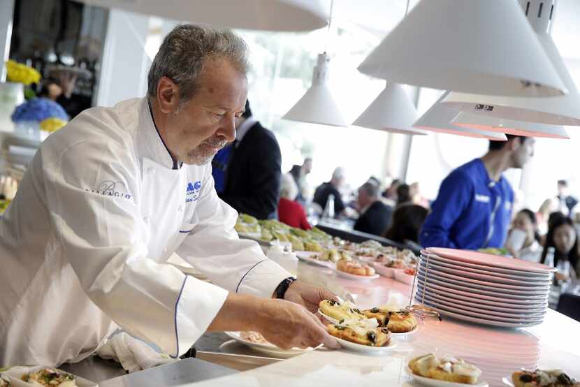 Chef Julian Serrano served guests an Italian brunch at Vegas Uncork'd by Bon Appetit in 2015.