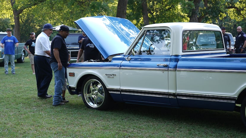 Jerry Mata Sr. of Wylie (in white shirt and blue ball cap) was featured on MotorTrend's new...