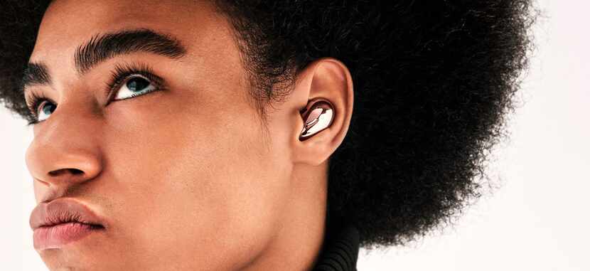 Samsung Galaxy Buds Live stay nestled in your ear.