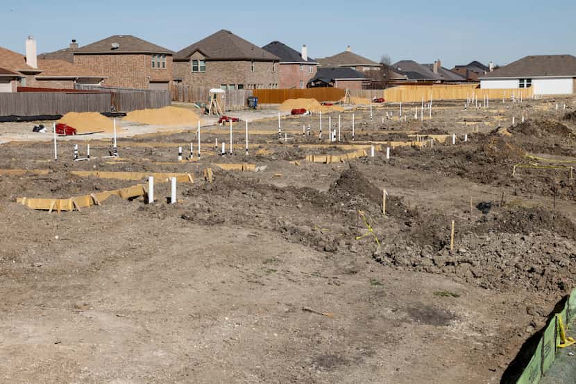 Construction continues on Boardwalk, a 65-home rental community in Lancaster.