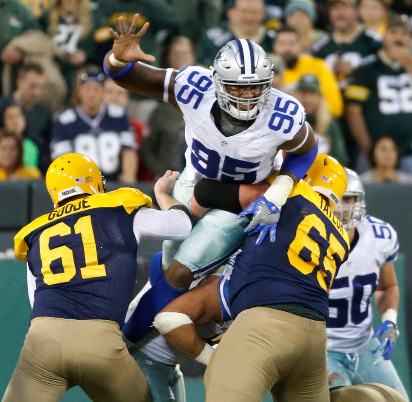 Dallas Cowboys defensive tackle David Irving (95) is pictured during the Dallas Cowboys vs....