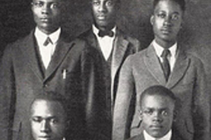 The 1935 Wiley College debate team, led by Melvin Tolson (center), was the subject of the...