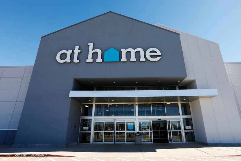 Exterior of an At Home store in Plano. The chain's well-regarded chief financial officer is...