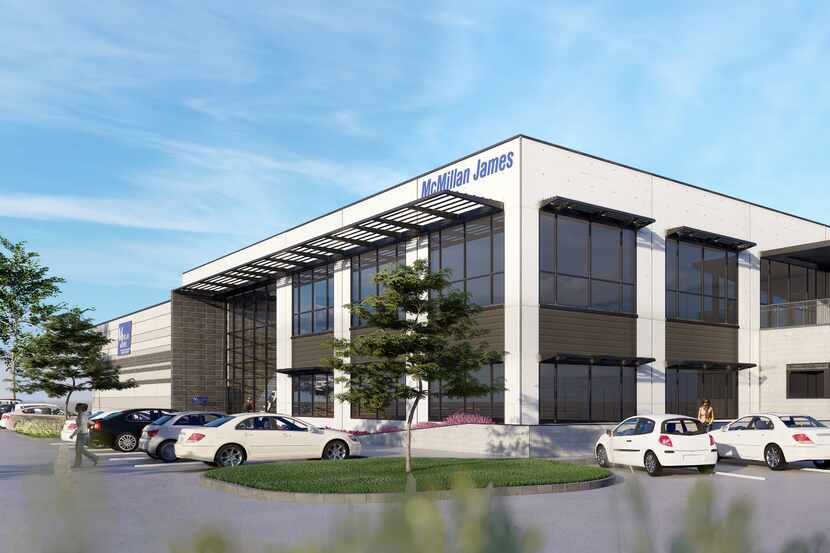 McMillan James Equipment Co. is building a new office and warehouse in Grapevine.