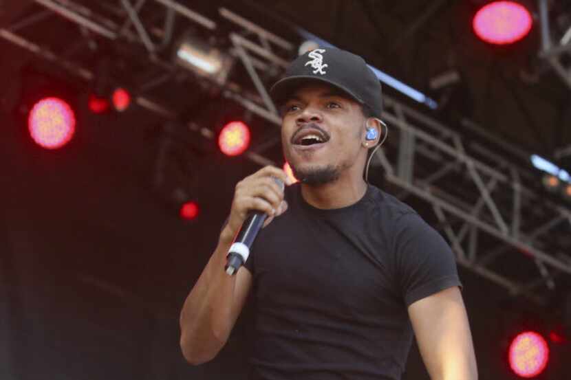 Chance The Rapper, seen here performing at Austin City Limits Music Festival in 2015,...