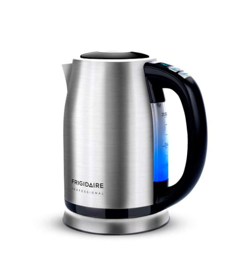 
Heating water for tea or instant soup is a snap with Frigidaire’s stainless steel,...