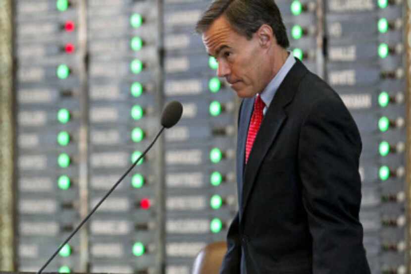 House Speaker Joe Straus, R-San Antonio, exerted his will during the legislative session...