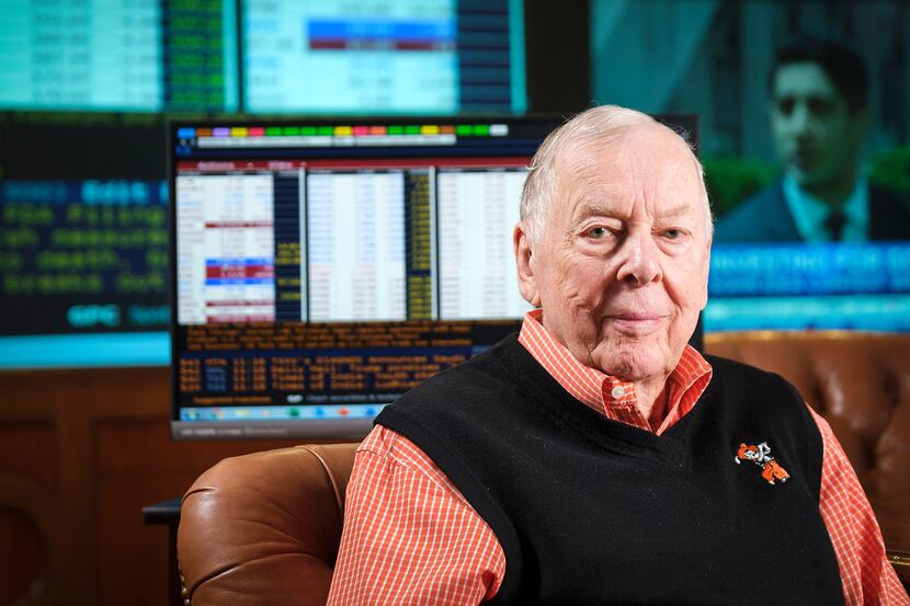 T. Boone Pickens at his offices in May.