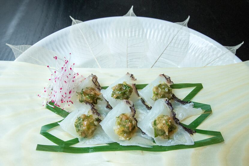 Executive sushi chef Jimmy Duke offers Japanese snapper on the menu at Imoto.