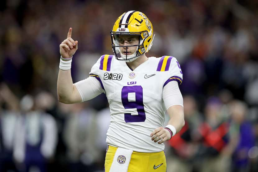 LSU quarterback Joe Burrow could be heading to the Cincinnati Bengals as the No. 1 pick in...