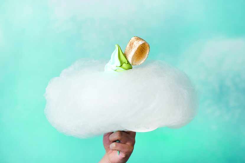 At Aqua S in Victory Park, you can get ice cream that is served on a cloud of hand spun...