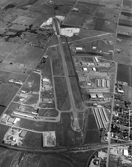 Shot June 29, 1969 - aerial photo of Addison airport