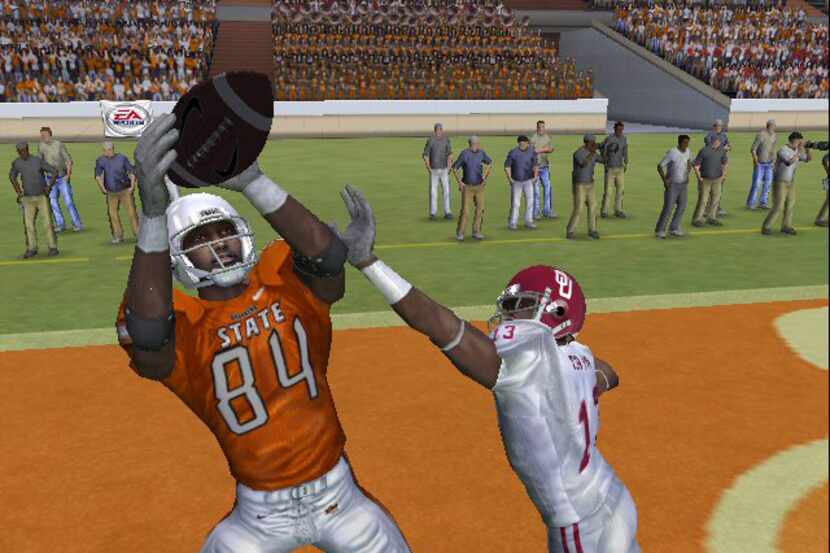 ORG XMIT: *S0413630056* Screenshots from the EA Sports video game NCAA '06 Football....