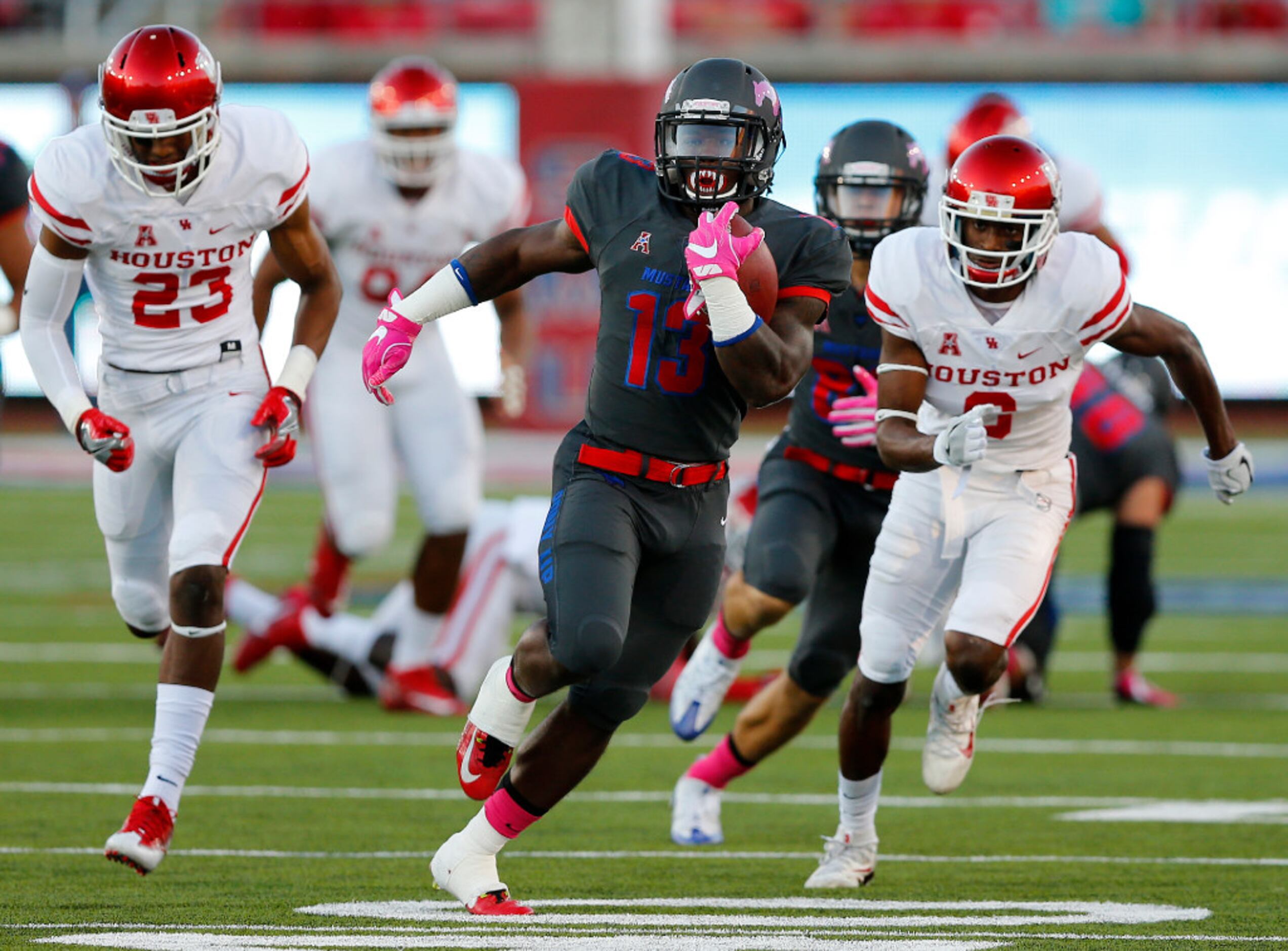 SMU stuns No. 11 Houston 38-16 by shutting down QB Greg Ward