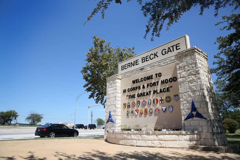 The Fort Hood U.S. military post in Fort Hood, Texas, on Aug. 22. Two years ago, former Army...