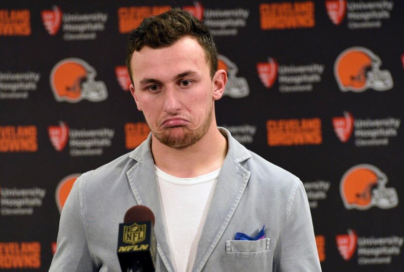 The Cleveland Browns drafted former Texas A&M star Johnny Manziel in the first round in 2014...