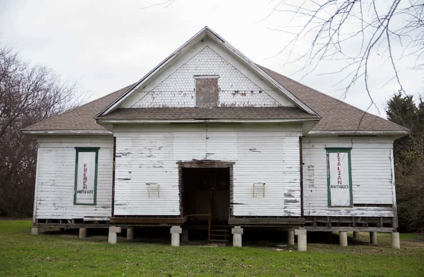 New Hope Church, built in 1909, has been moved to the Opal Lawrence Historical Park for...