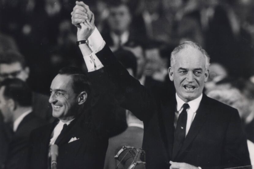 Barry Goldwater, with running mate Bill Miller in 1964, would have disliked the penchant of...