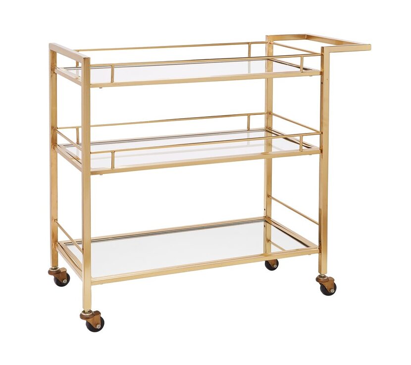 Martha Stewart Collection Bar Cart, $286, Macy's