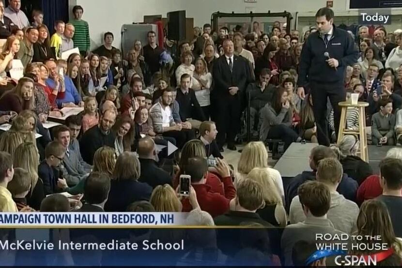 
Suprun’s son, Hank, questions GOP presidential candidate Marco Rubio at a New Hampshire...