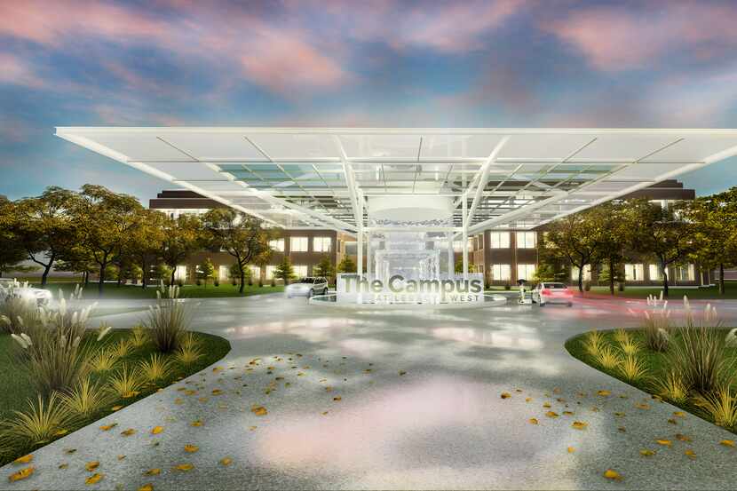 The former Penney headquarters complex will have 600,000 square feet of new office space to...
